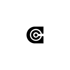 C CC Letter Logo Design Template Icon
