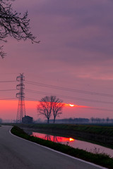 alba in campagna veneta