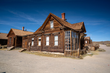 Fototapeta na wymiar Abandoned house in the ghost town - Bodie national historical landmark, The USA
