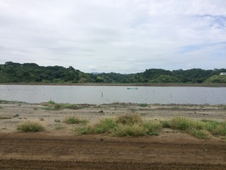 Paisaje con camaronera