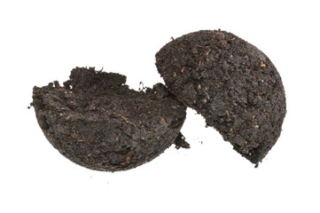black earth isolated on white background