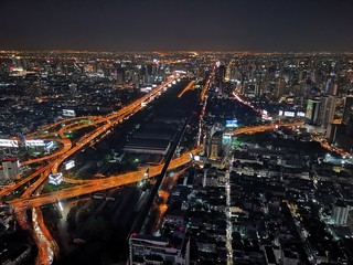 Fototapeta premium Bangkok Skyline