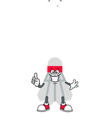 Illustration Vector of shuttlecock cartoon characters flat design Perfect for T Shirt design,logo,sticker 
