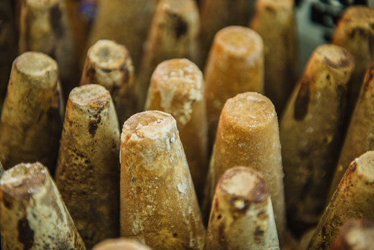 Piloncillo for sale at a Mexican market