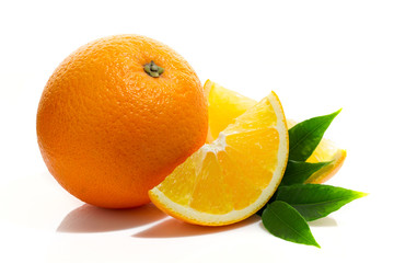 Fresh orange fruit.