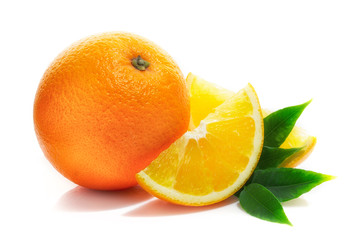 Fresh orange fruit.