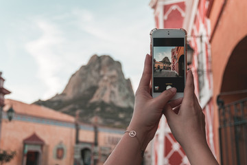 Peña de Bernal in Queretaro Mexico. The third largest monolith in the world.