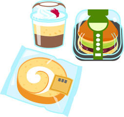 コンビニエンスストア、スーパーのデザート