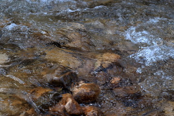 The image of a mountain stream.