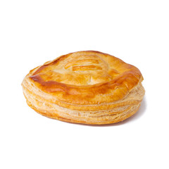 puff or tasty puff pastry on background new.