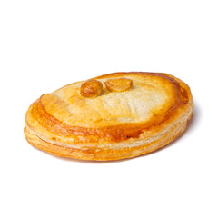 puff or tasty puff pastry on background new.