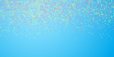 Festive confetti. Celebration stars. Colorful star
