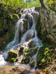 Small waterfall in Fagaras Mountains