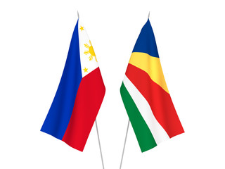 Seychelles and Philippines flags