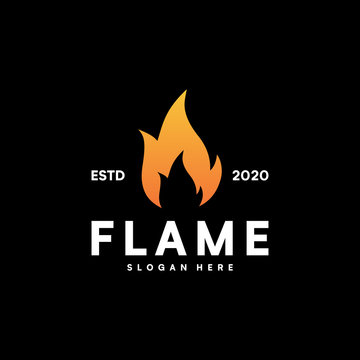 flame logo vector icon designs