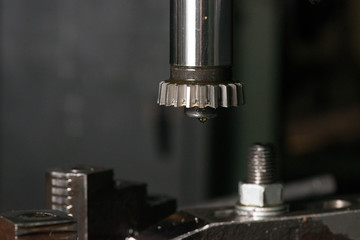 gear cutting machine. CNC machine