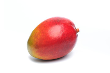 Juicy dessert mango isolated on white background - Image