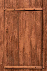 Wom weather damaged wooden door