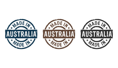 Made in Australia stamp and stamping