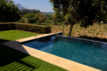 View of a swimming pool on a sunny day