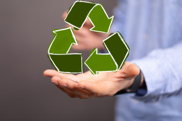 Ecology Concept. Environmentally friendly planet.