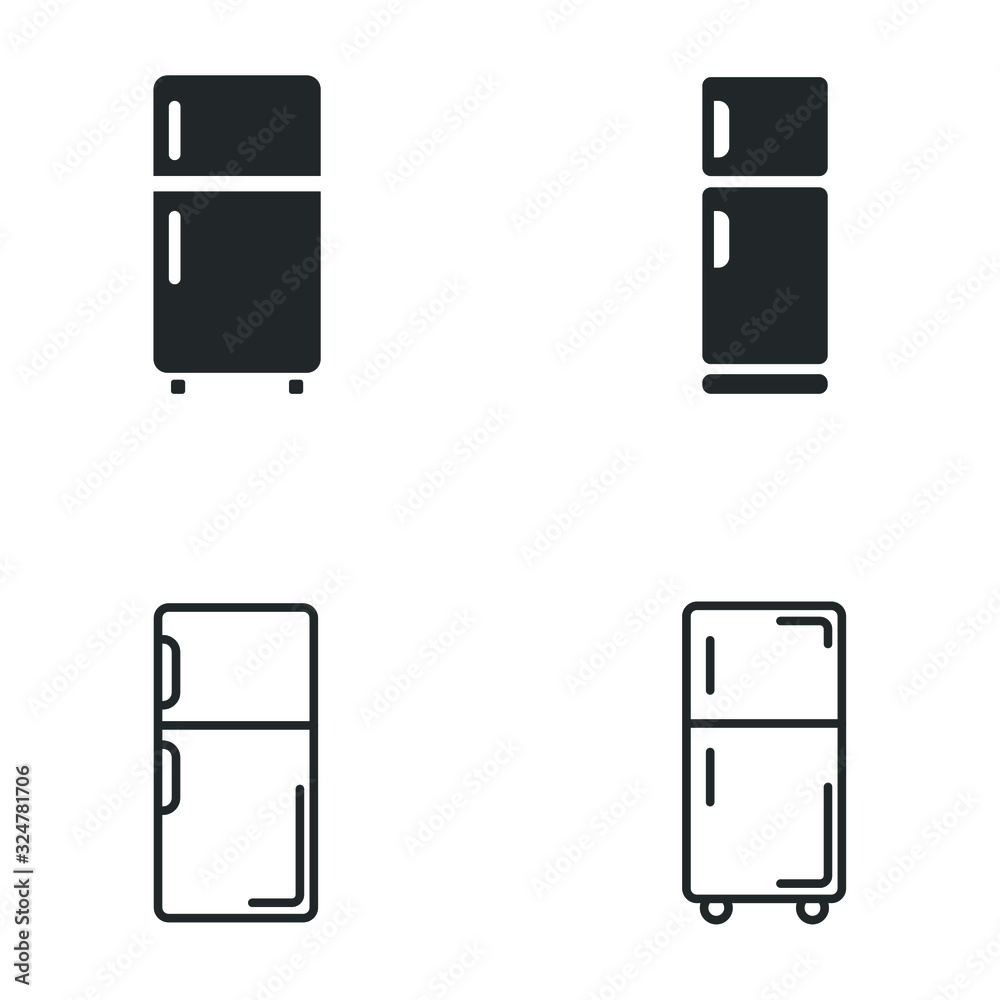 Poster freezer cold icon template color editable. freezer cold symbol vector sign isolated on white backgro