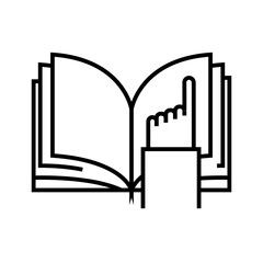Bookmark line icon, concept sign, outline vector illustration, linear symbol.