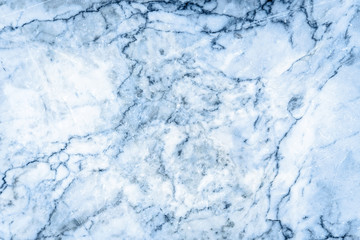 Blue marble patterned texture background for interior design
