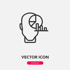 analytics icon vector sign symbol