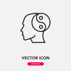 Balance icon vector sign symbol