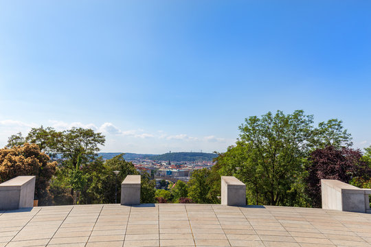 Prague View from Vitkov Hill
