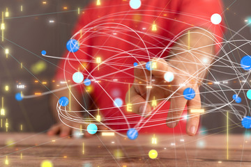 Concept of teamwork and partnership