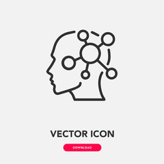 Psychology icon vector sign symbol
