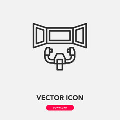 simulator icon vector sign symbol