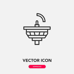 Fototapeta premium control tower icon vector sign symbol