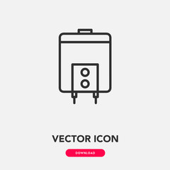 water heater icon vector sign symbol