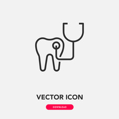 dental care icon vector sign symbol