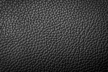 Black leather texture and background