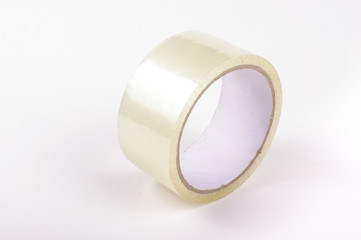 Adhesive tape isolated on the white background