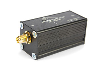 RF wideband amplifier isolated on the white background