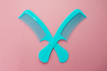 plastic combs, pair of comb. Barber Comb Hairbrush