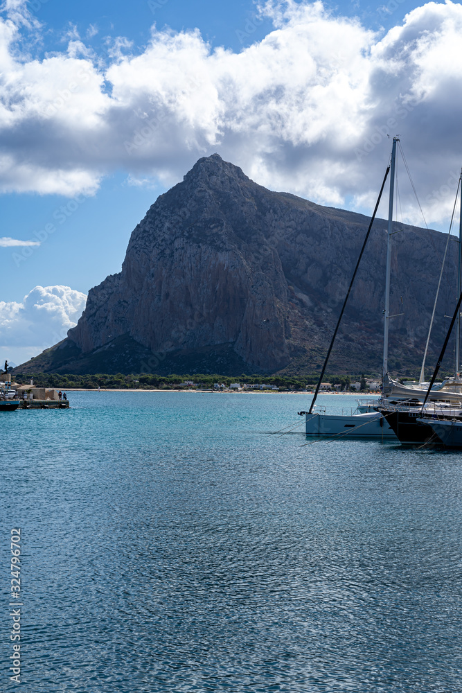 Canvas Prints Beautiful view of  San Vito Lo Capo