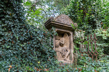 Summertime at the Olsany Cemetery in Prague