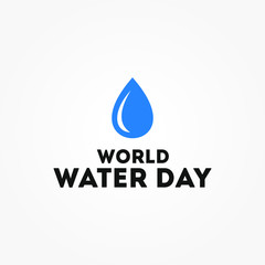 World Water Day Vector Design