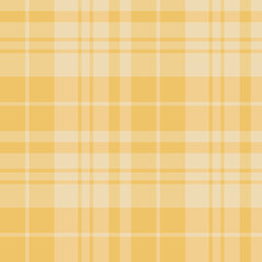 Seamless pattern in amazing festive yellow colors for plaid, fabric, textile, clothes, tablecloth and other things. Vector image.
