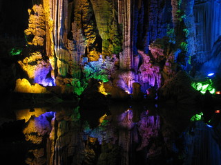 Silver Lava Cave, Yangshuo city, Guangxi providence, China