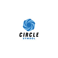 Circle Technology logo design vector template with Modern Concept style.