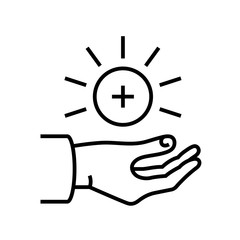 Adding opportunities line icon, concept sign, outline vector illustration, linear symbol.