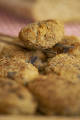 fried aubergine rissoles