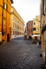 Jewish quarter in Rome or ghetto